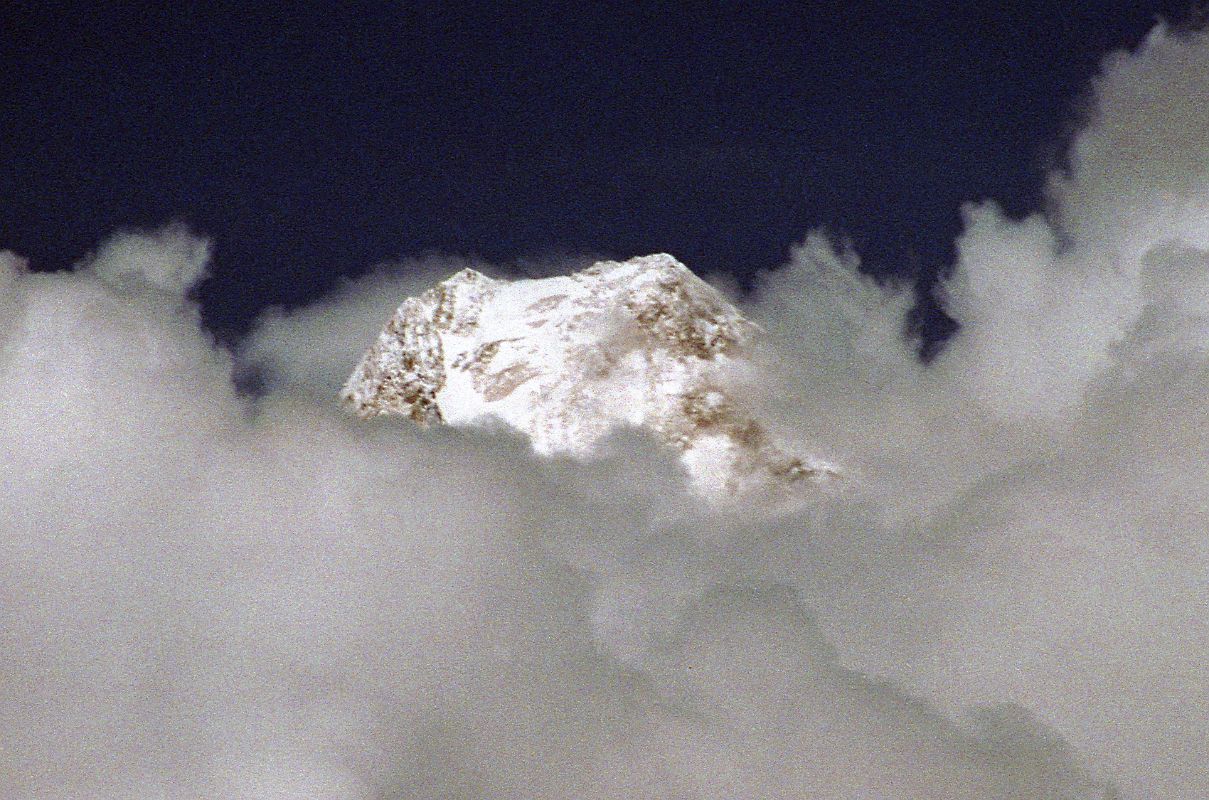 08 Gasherbrum IV Summit Pokes Out Of Clouds On Trek From Khoburtse To Goro II